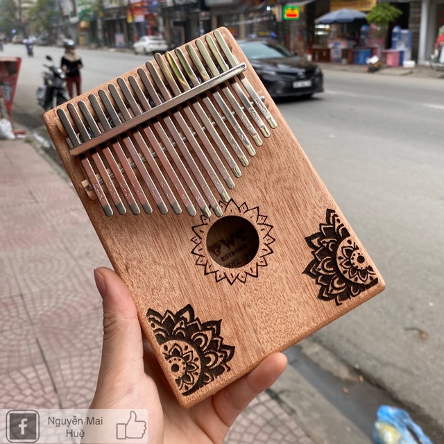 Đàn kalimba BWS 17 phím ( tặng đủ phụ kiện - bao test )