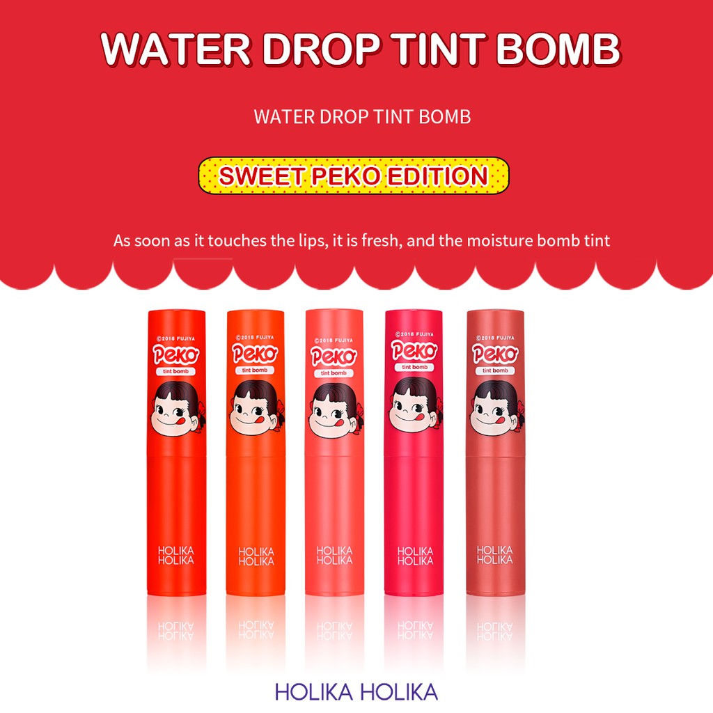 (hàng Mới Về) Son Tint Holika Holika X Peko Hình Giọt Nước | BigBuy360 - bigbuy360.vn