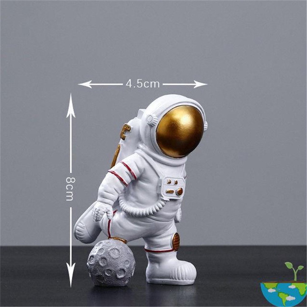 1/3 Cái Sáng Tạo Nhựa Phi Hành Gia Phi Hành Gia Để Bàn Trang Trí Hình Tượng Spaceman Trang Trí Mẫu Quà Tặng Trang Trí Nhà Cửa
