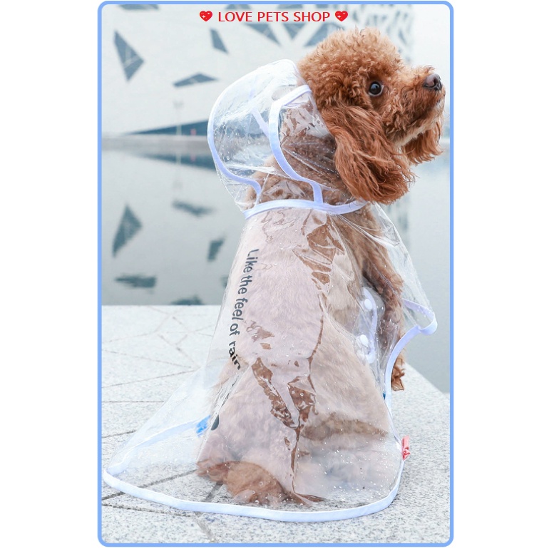 ÁO MƯA CHO CHÓ MÈO -  LOVE PETS SHOP