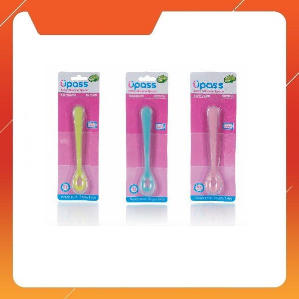 Thìa ăn dặm silicone cho bé Upass