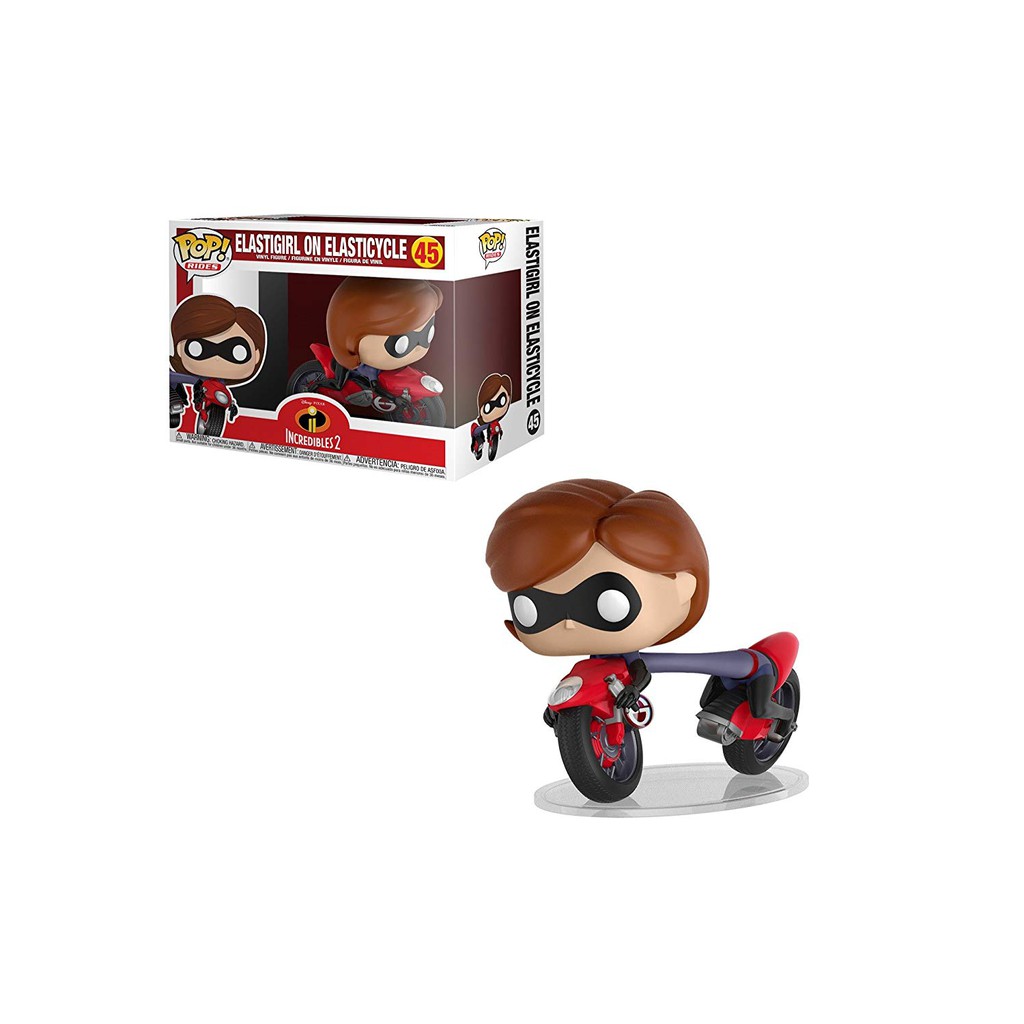 Mô hình nhân vật Funko Pop Rides: Incredibles 2- Elastigirl on Elasticycle