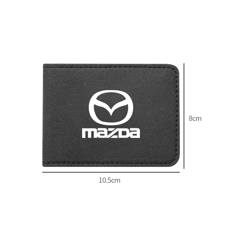 Ví Đựng Bằng Lái Xe / Thẻ ID / Bằng Lái Xe In Logo Màu Đen Cho Mazda 2 3 5 6 2017 CX-4 CX-5 CX-7 CX-9 CX-3 CX-5