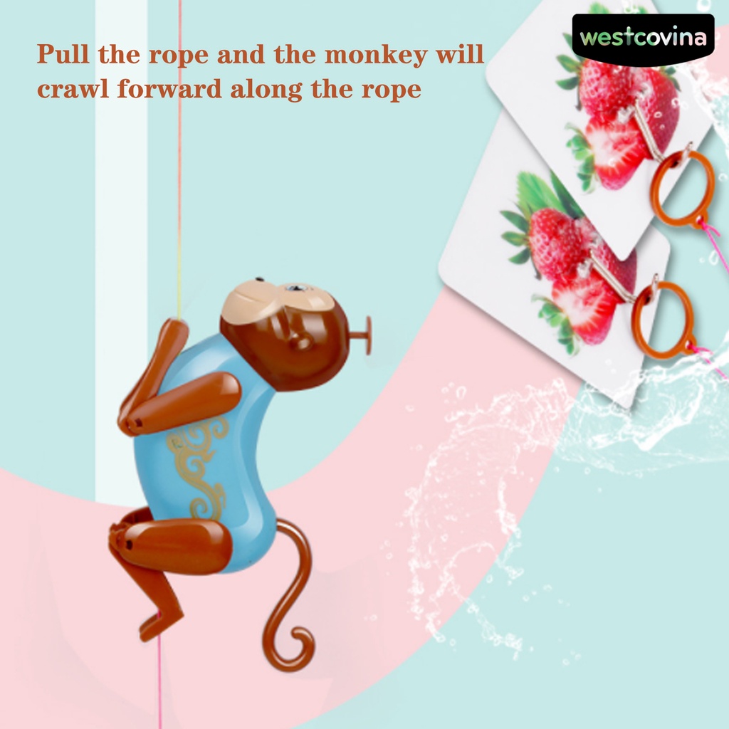 Đồ Chơi Tương Tác Hình Chú Khỉ Leo Cây Dễ Thương Cho Bé