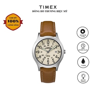 Đồng hồ Unisex Nam Nữ Timex Expedition Mid-Size Scout TW4B11000 Dây Da - Chính Hãng