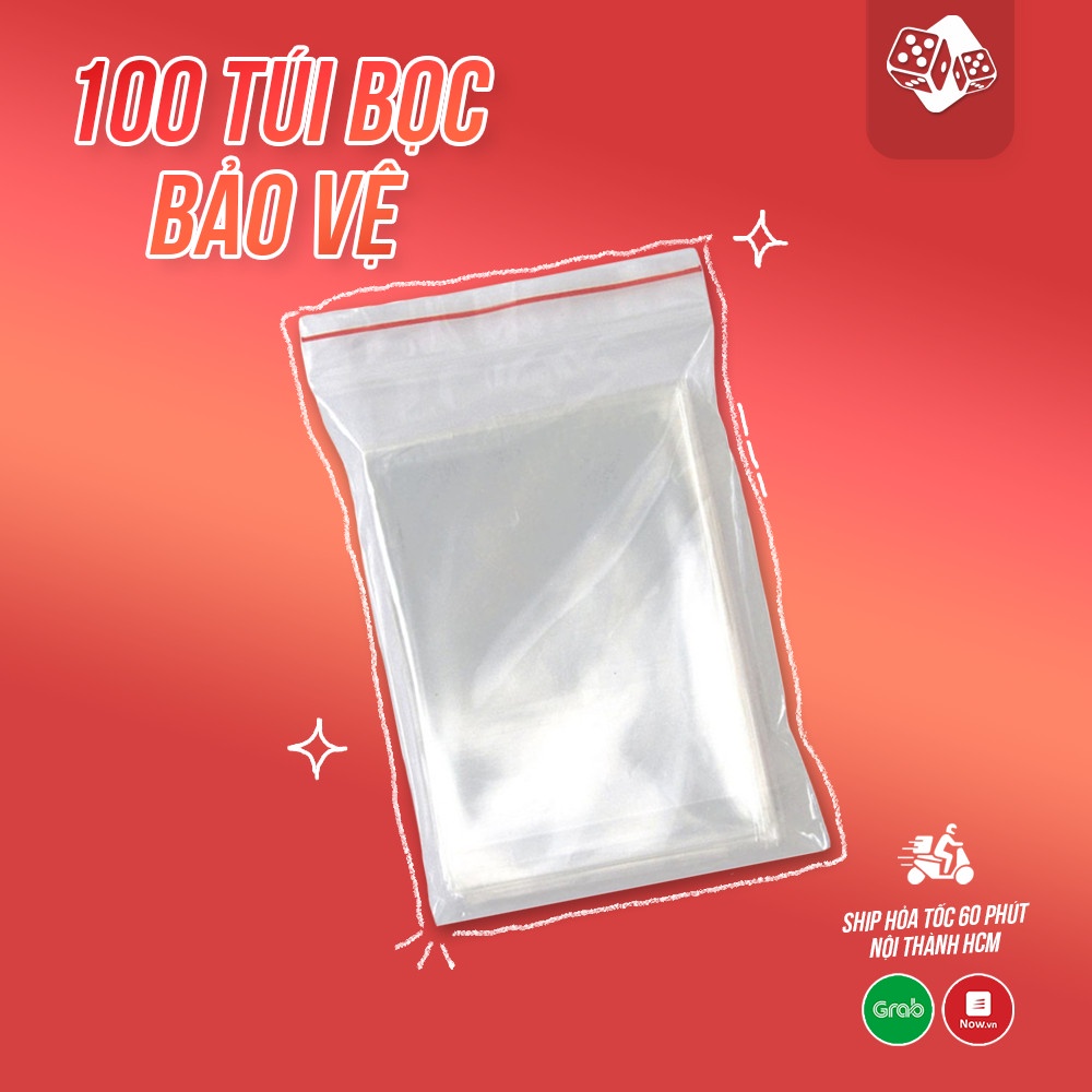 Bọc bài Uno Ma sói mèo nổ - Sleeves - Bao kiếng bảo vệ lá bài 6 - 9cm - Túi 100 cái