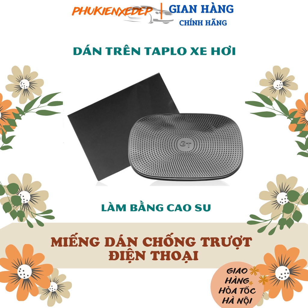Tấm cao su non chống trượt điện thoại ⚡FREESHIP⚡ đặt mặt taplo 15x10cm