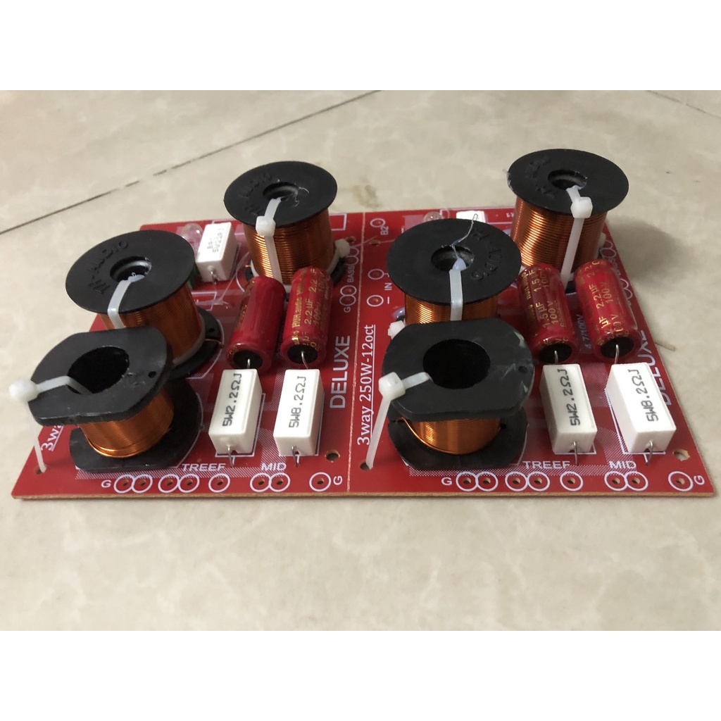 Mạch phân tần loa 1 bass 1 trung 1 treble