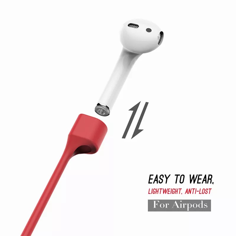 Dây Đeo Tai Nghe Từ Tính Bằng Silicon Chống Thất Lạc Cho Apple Airpods
