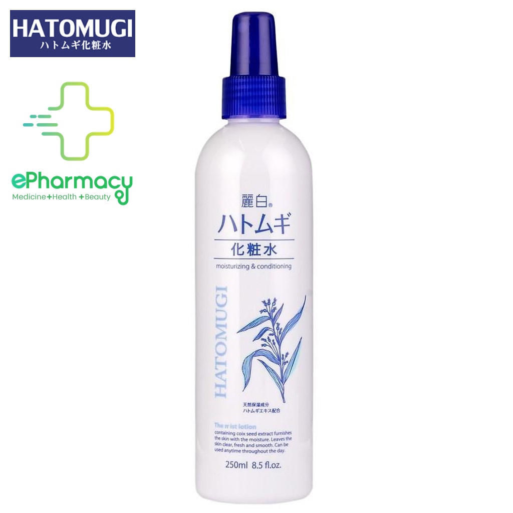 Xịt Khoáng Hatomugi Reihaku Hatomugi Face Mist Lotion ý dĩ dưỡng ẩm và làm sáng da 250ml | BigBuy360 - bigbuy360.vn