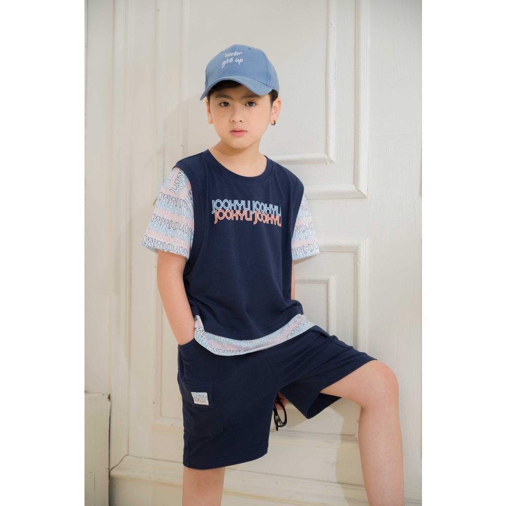 Đồ bộ bé trai thiết kế Jookyli dáng cộc tay quần short Charisma 94B0554