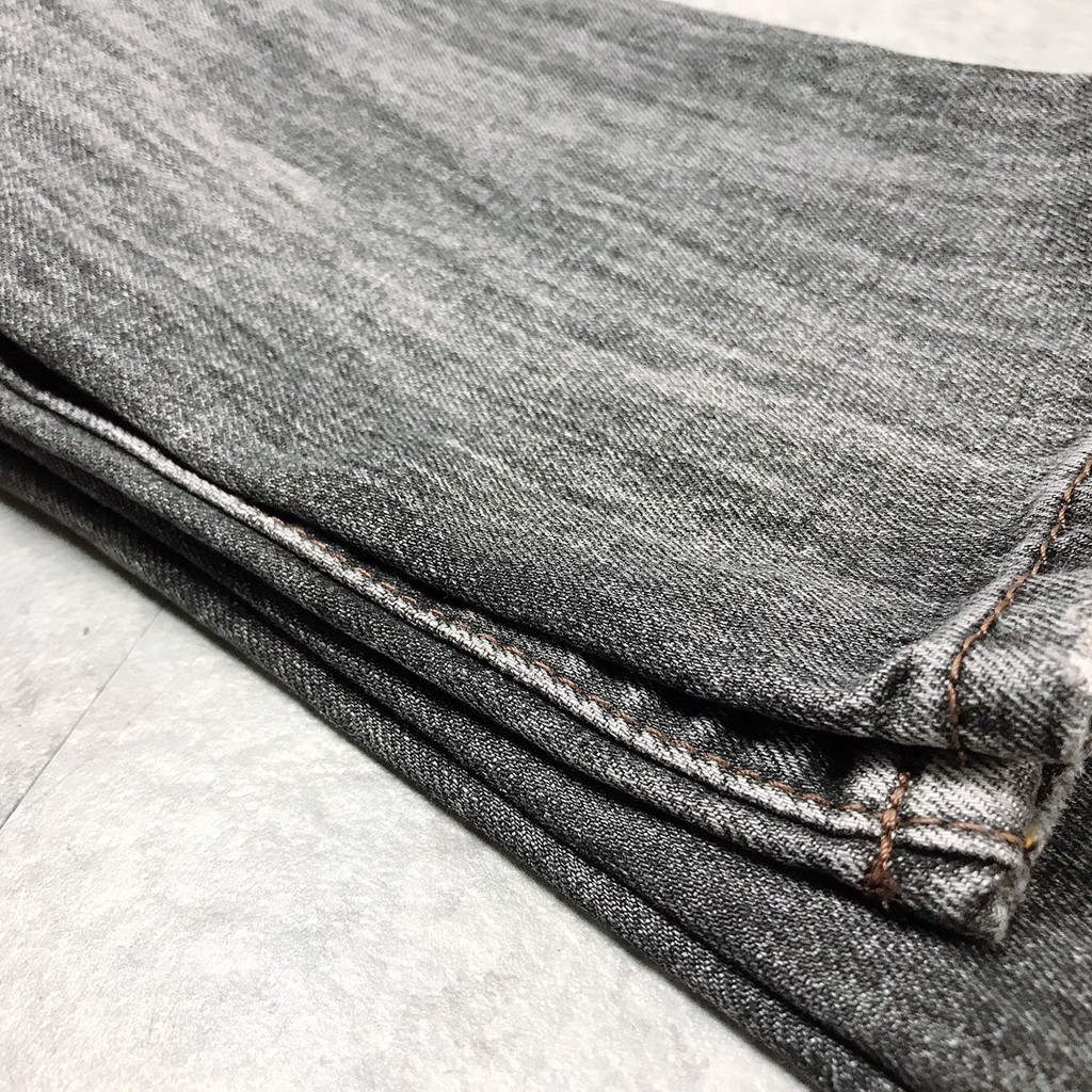 [Video/Ảnh thật] Quần jean nam ống suông rộng cao cấp màu xám khói đẹp - shop chuyên quần bò nam ống xuông ELLCCI Uy Tín