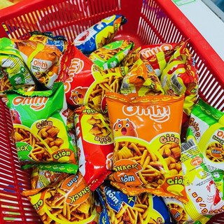 Lốc 30 gói snack tôm que OHIHI 9 gram x 30 gói