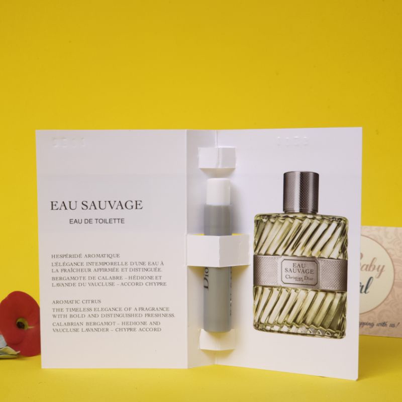 Mẫu Thử Nước Hoa Nam Dior Eau Sauvage EDT 1ml