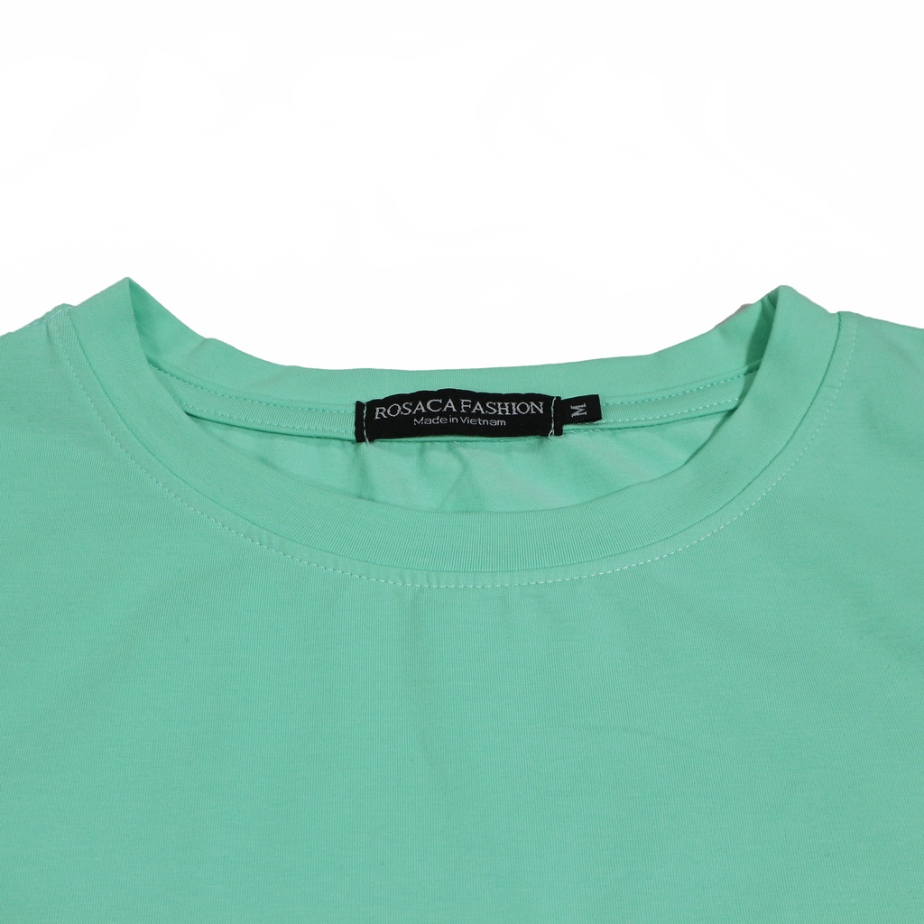ÁO THUN TRƠN COTTON NỮ VẠT BẦU HOT TREND 2021 THƯƠNG HIỆU ROSACA