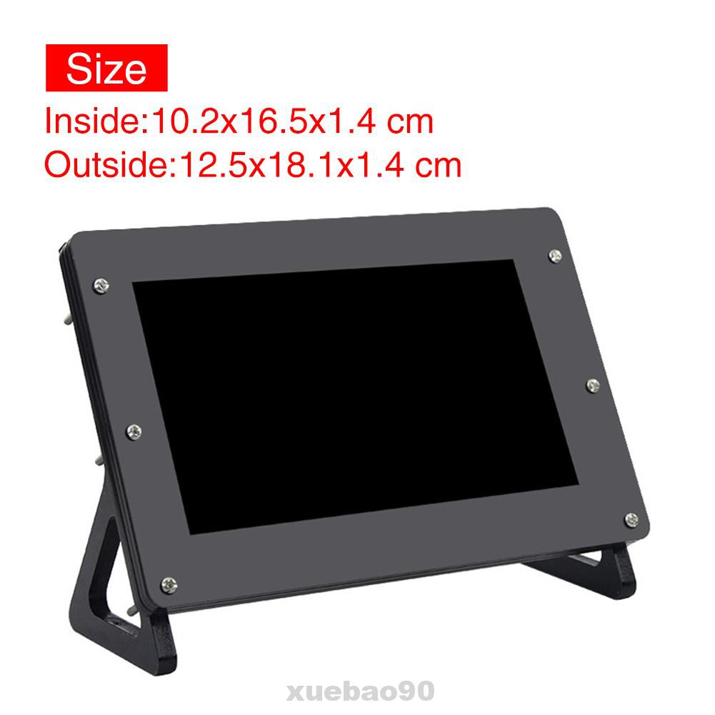 7inch Touch Screen Case Home Holder Desktop Professional LCD Display Protective Durable With Screws For Raspberry Pi