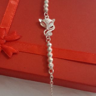 Lắc tay nữ bạc hồ ly