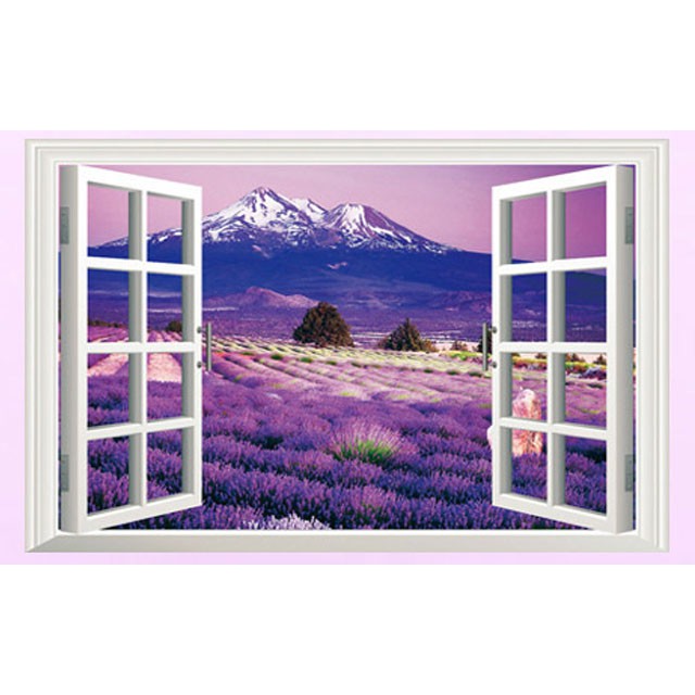 decal dán tường núi phú sỹ khổ to cực đẹp