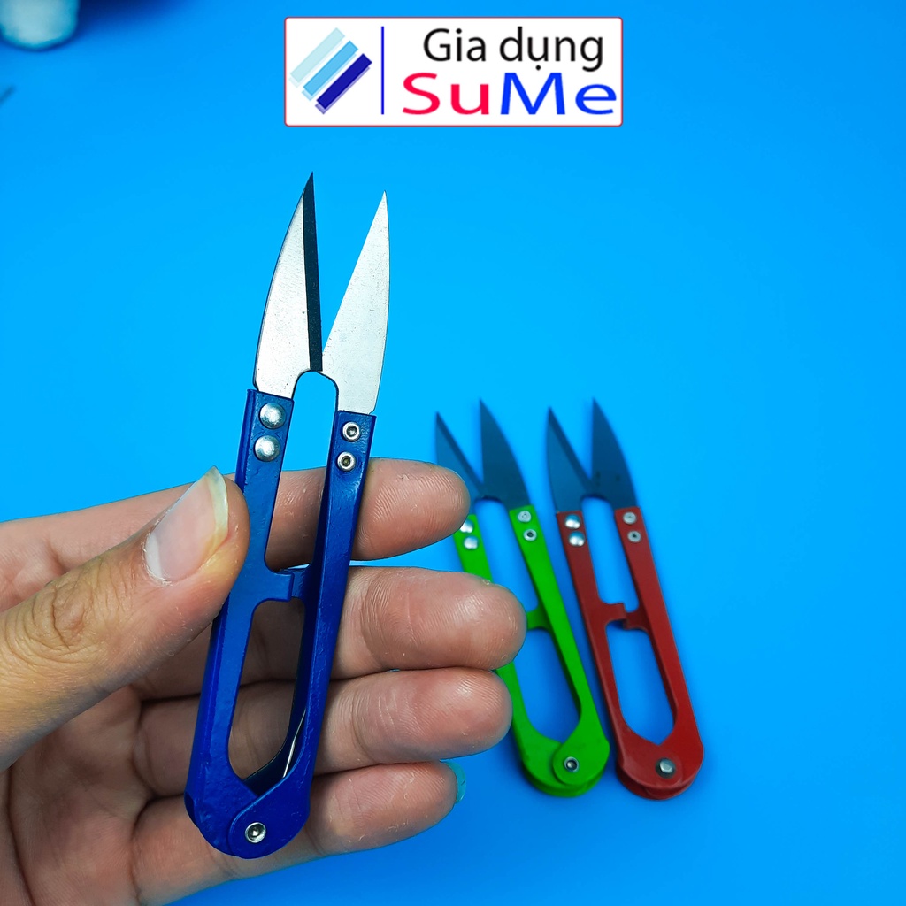 Kéo cắt chỉ thừa, kéo bấm chỉ may cắt vải nhiều màu chuyên nghiệp K6