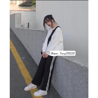 ( Loại 1 ) Quần Ống rộng 3 Sọc