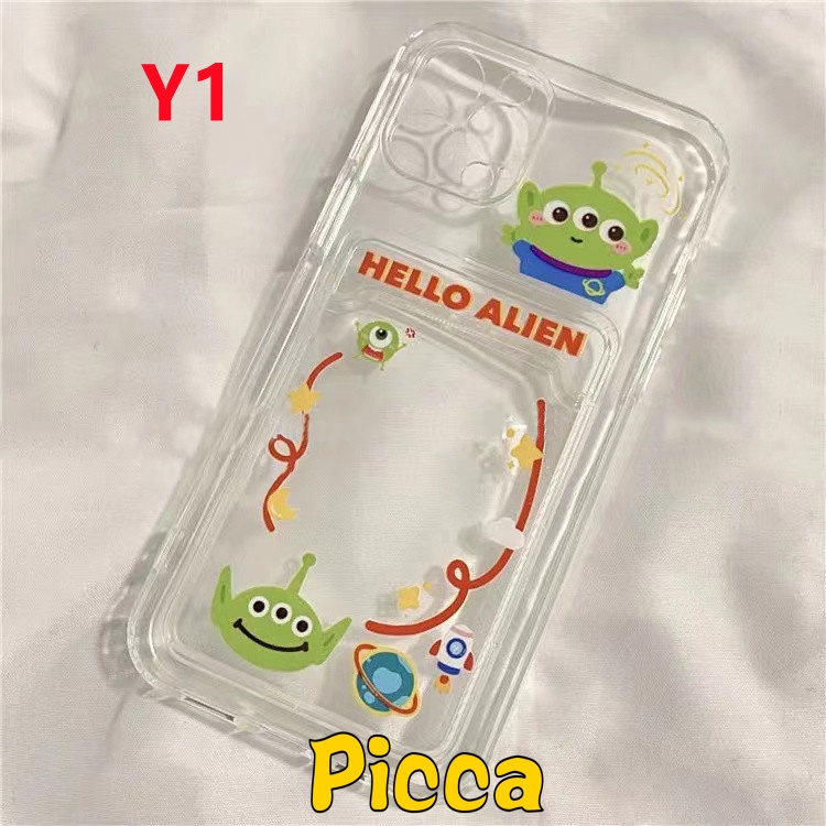 Ốp Điện Thoại Mềm Trong Suốt Có Ngăn Đựng Thẻ Cho Realme 10 Pro C25 C25S C25Y C11 2021 C15 C20 C21Y Narzo 20 Narzo 30A C20A C12