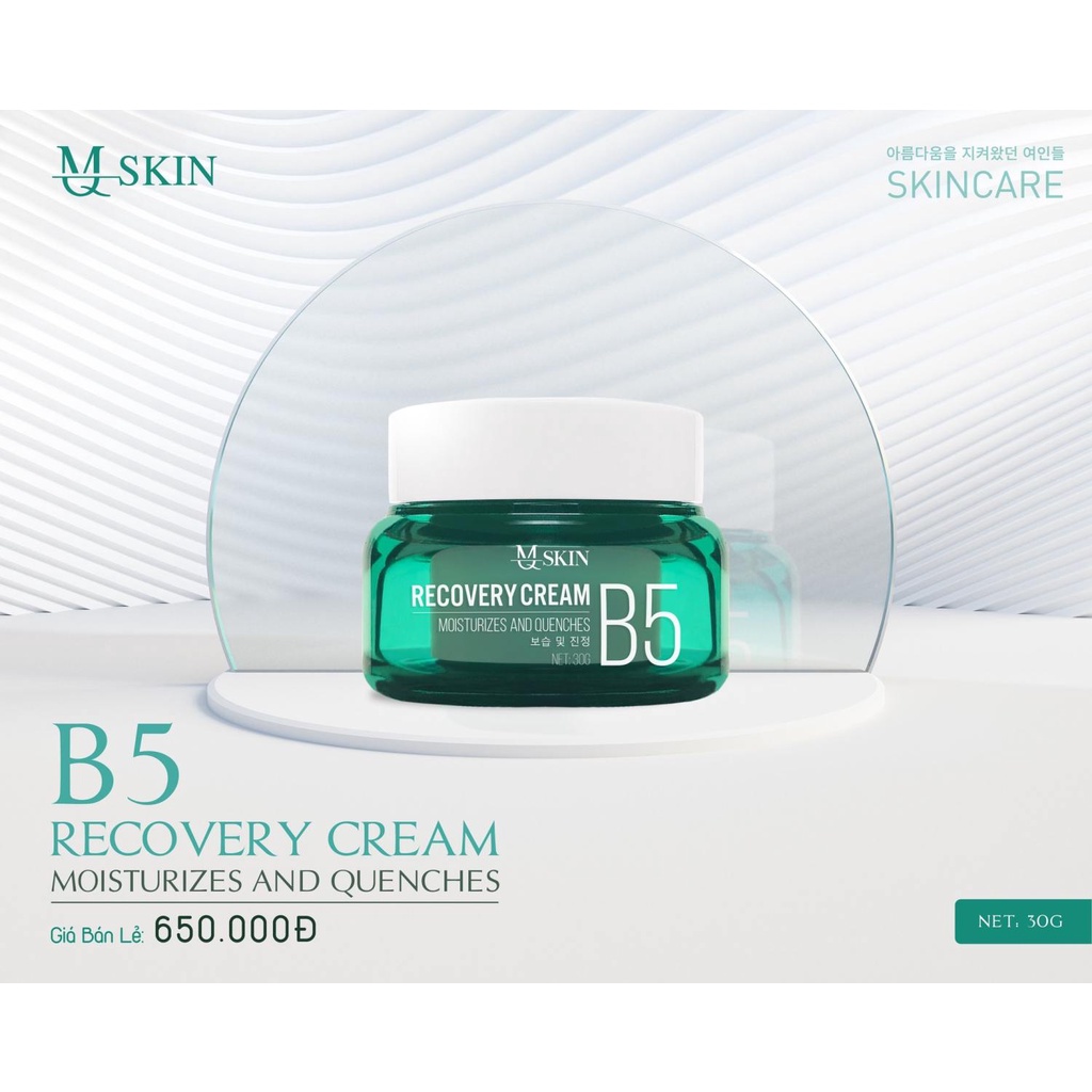 Kem dưỡng ẩm phục hồi da MQ Skn Recovery B5