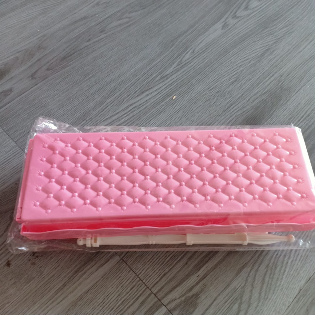 Giường Tầng Cho Búp Bê hai màu xanh hồng dài 32cm rộng 10cm cao 22cm