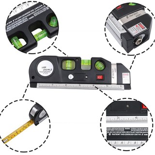 Thước ni vô laser đa năng 4 trong 1