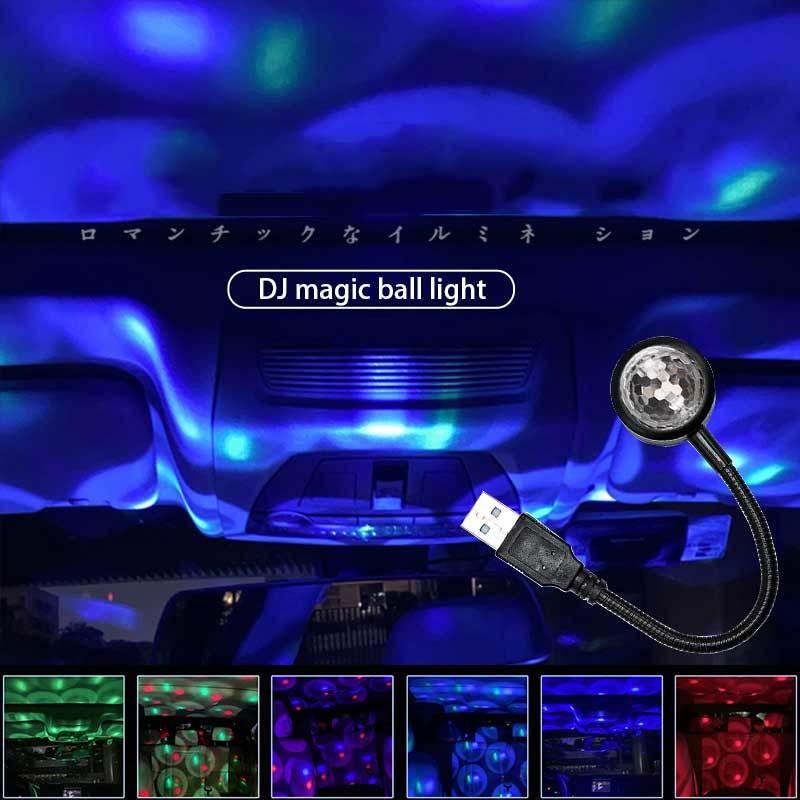 Đèn Tạo Hiệu Ứng Hình Quả Cầu Giao Diện USB Với 9 Chế Độ Sáng Tạo Không Khí Lãng Mạn Trang Trí Nhà Cửa/Xe Hơi/Trang Trí Trần Nhà