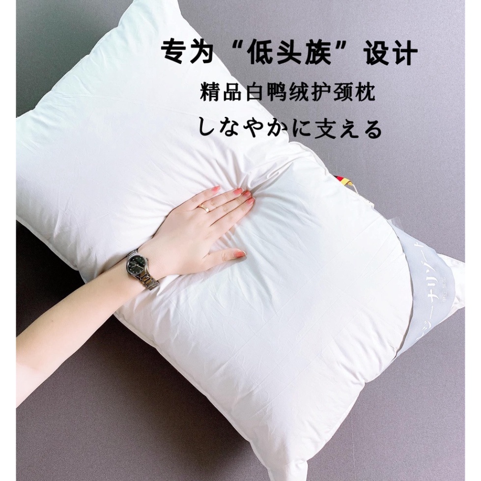 Ruột gối lông vũ kháng khuẩn JAPAN bảo vệ sức khẻo bảo vệ vai gáy kích thước chuẩn 48x74 Giá rẻ