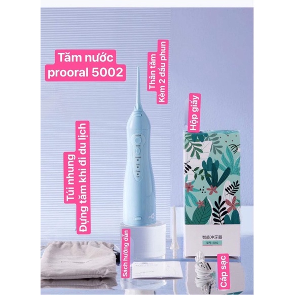 TĂM NƯỚC PROORAL 5002 CHÍNH HÃNG