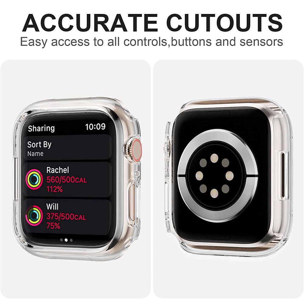 Ốp Bảo Vệ Mặt Đồng Hồ Thông Minh Apple Watch Series 7 6 5 4 3 2 1