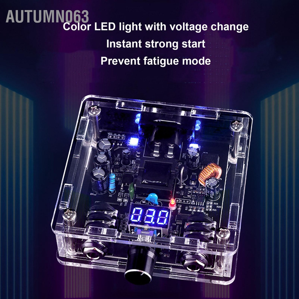 Nguồn cung cấp hình xăm LED 2 chế độ 0‑18V Có thể điều chỉnh chính xác Điện áp hiển thị kỹ thuật số 100‑230V Autumn063
