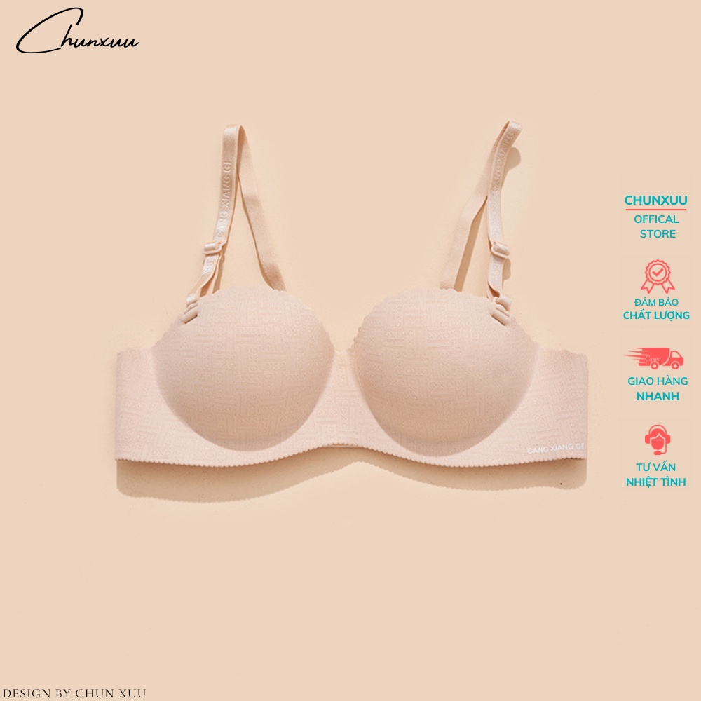 Áo cúp ngực nữ vải su đúc đệm dày định hình siêu nâng đẩy ngực ChunXuu- AV58