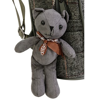 Combo: Balo thời trang gấu Teddy Botusi Xám