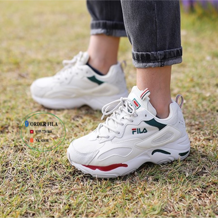 Giày Sneaker Thể Thao Nam Nữ Fila Ray Tracer Đỏ chính hãng 100%
