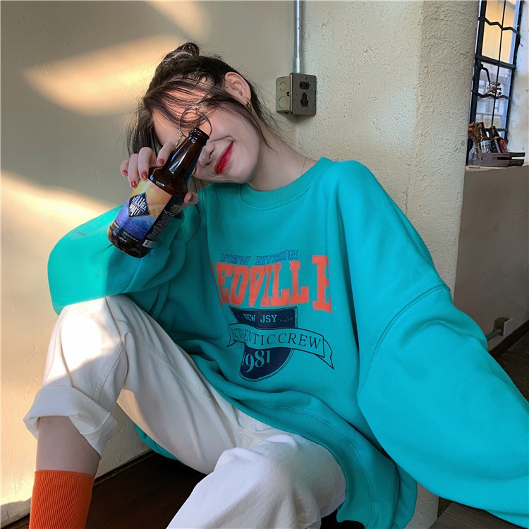 [Áo hoodie nữ] Áo hoodie nữ form rộng, áo hoodie unisex dài trơn vải nỉ quảng châu BST unisex ullzang 2021 | BigBuy360 - bigbuy360.vn