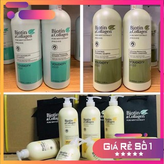Cặp dầu gội đầu Biotin Collagen Mẫu Mới 2021