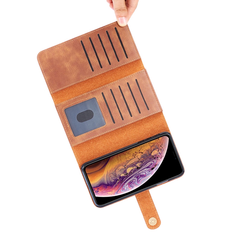 Bao da dạng ví PU sang trọng cho Iphone 11 Pro 8 7 6s 6 X XR XS MAX Plus | BigBuy360 - bigbuy360.vn