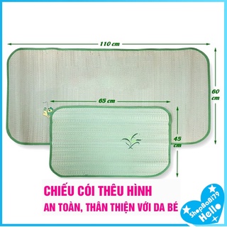 Chiếu cói nằm nôi, nằm võng và cũi cho bé