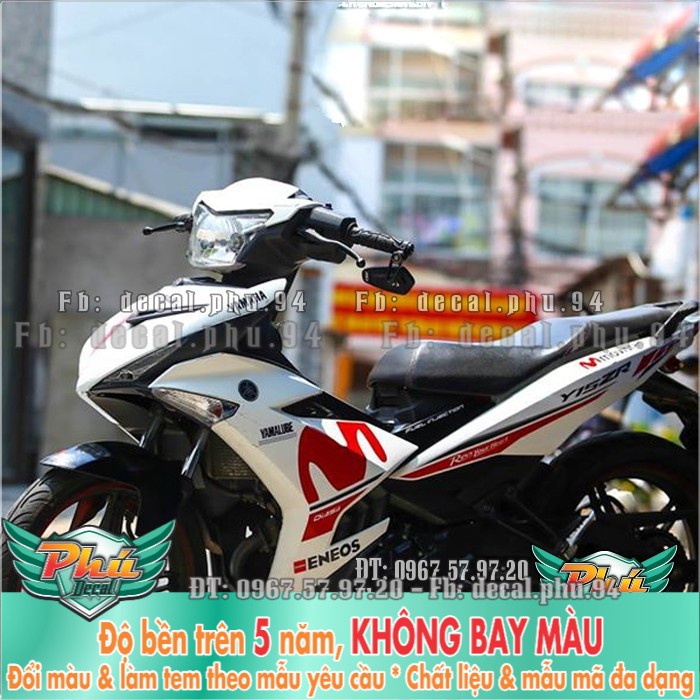 Tem rời EX 150 Movistar trắng đỏ (P) -1