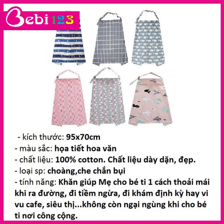 Khăn choàng cho con bú tiện lợi