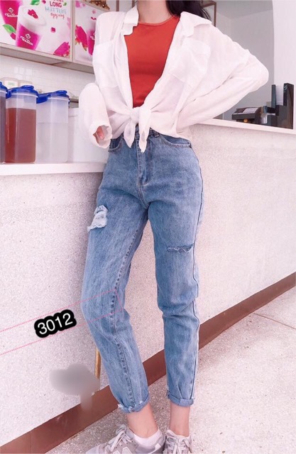 ⚡️Quần Baggy Jeans Rách 3012