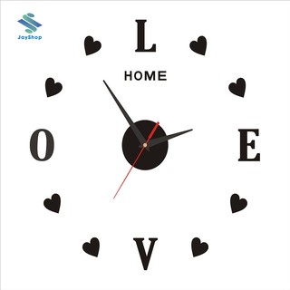 ĐỒNG HỒ DÁN TƯỜNG DIY KIỂU DÁNG LOVE