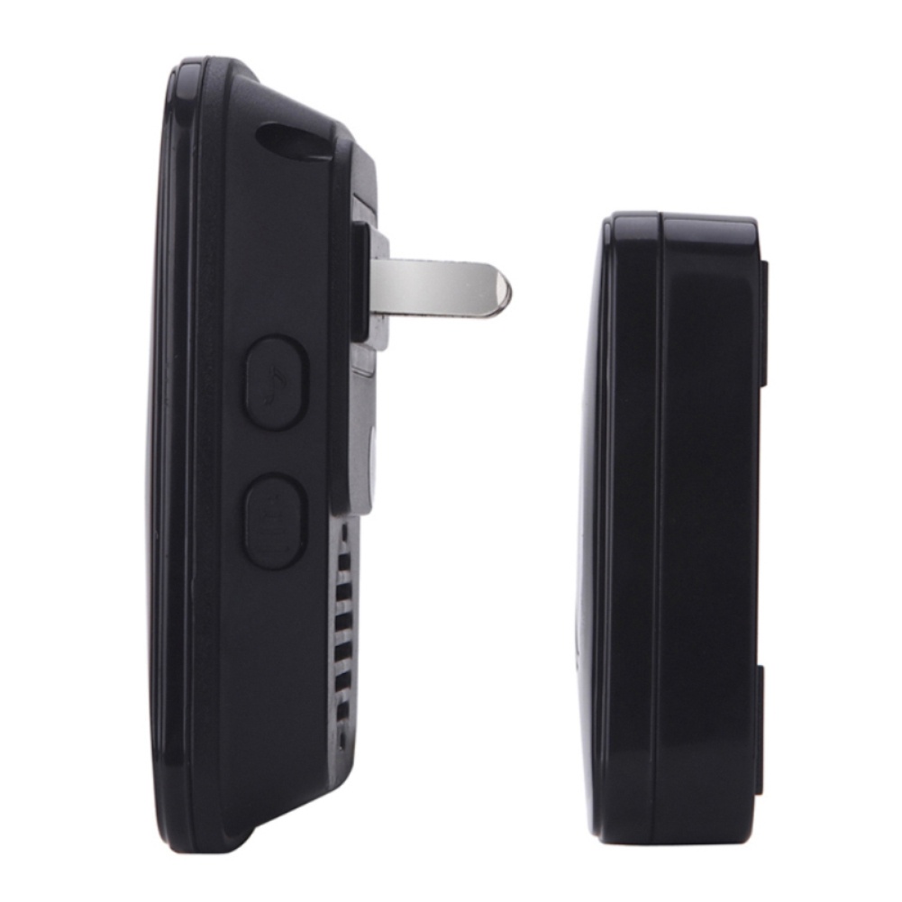CACAZI không dây chuông cửa Chuông cửa không thấm nước tường cắm trong Loud kêu vang LED flash 123 okase