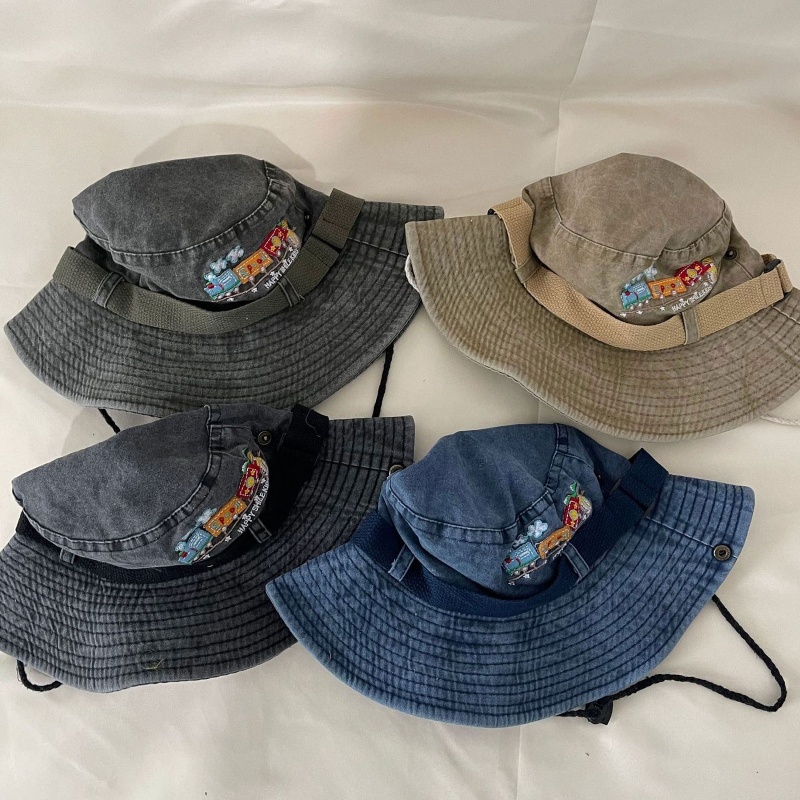 Mũ Cao Bồi Denim Chống Nắng Điều Chỉnh Được Cho Thanh Thiếu Niên