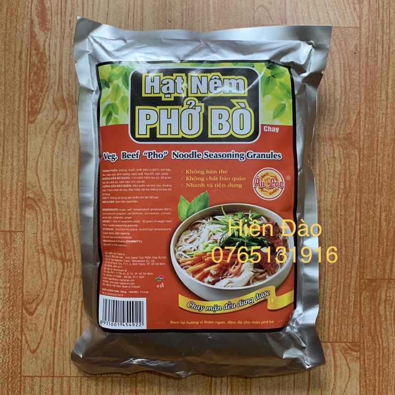 Hạt Nêm Phở Bò Chay 500 gr