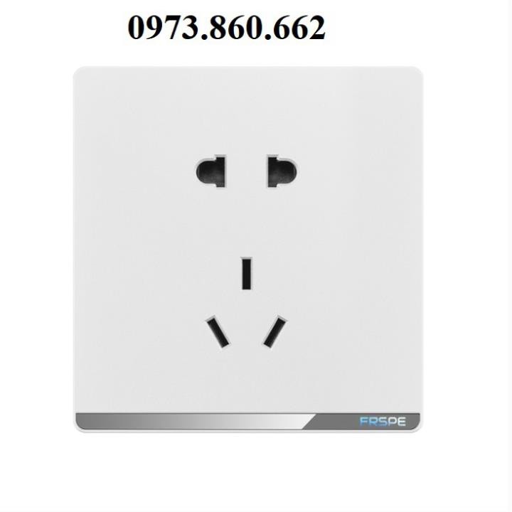 ổ cắm công tắc trắng sữa cao cấp -TBĐ