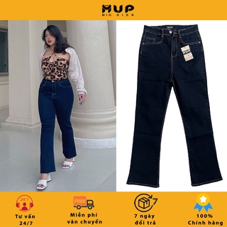 Quần jean ống loe ôm co giãn lưng cao nữ đẹp bigsize MUP Bigsize JL01