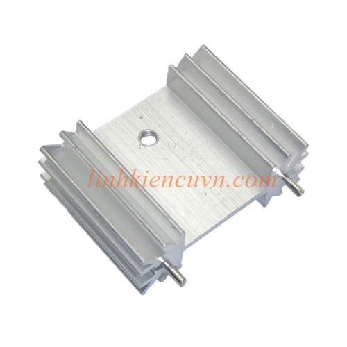 Combo 2 chiếc Nhôm tản nhiệt 34x25x12mm trắng